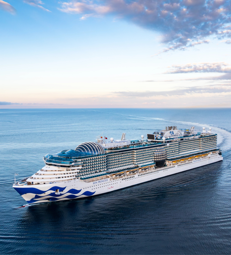 Sun Princess at Sea