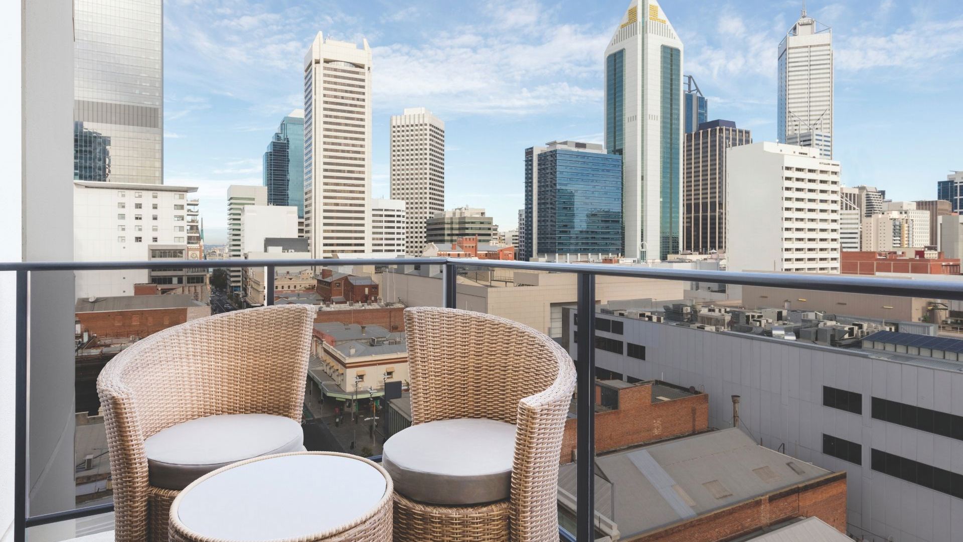 Adina Barrack Plaza Perth Balcony