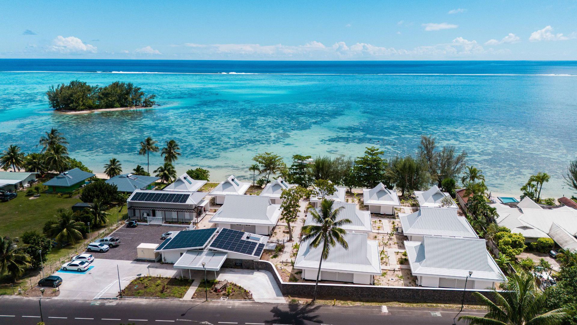 Niu Beach Aerial View