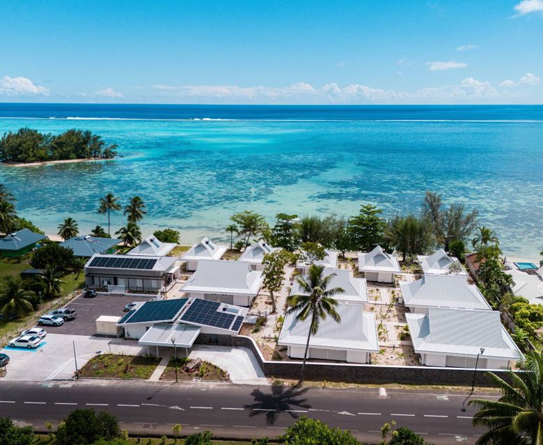 Niu Beach Aerial View