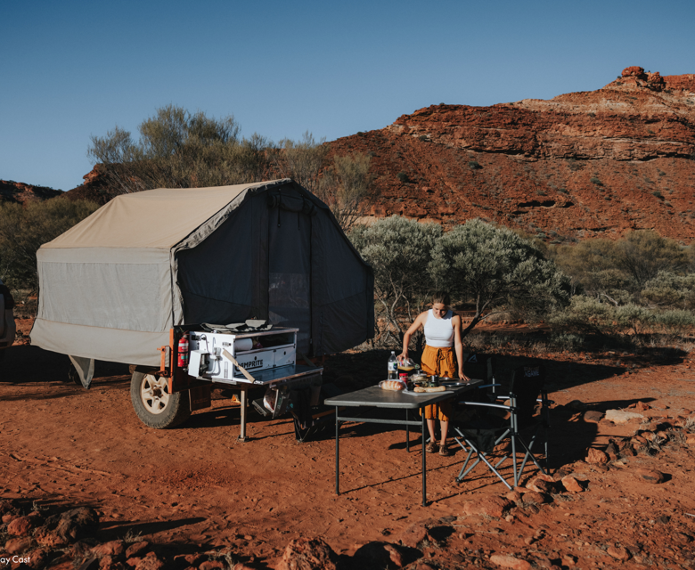Kitchen Safari Camper CR Crikey Campers