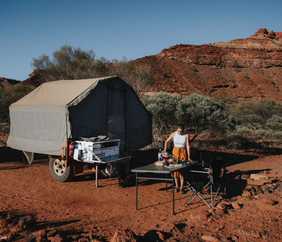 Kitchen Safari Camper CR Crikey Campers