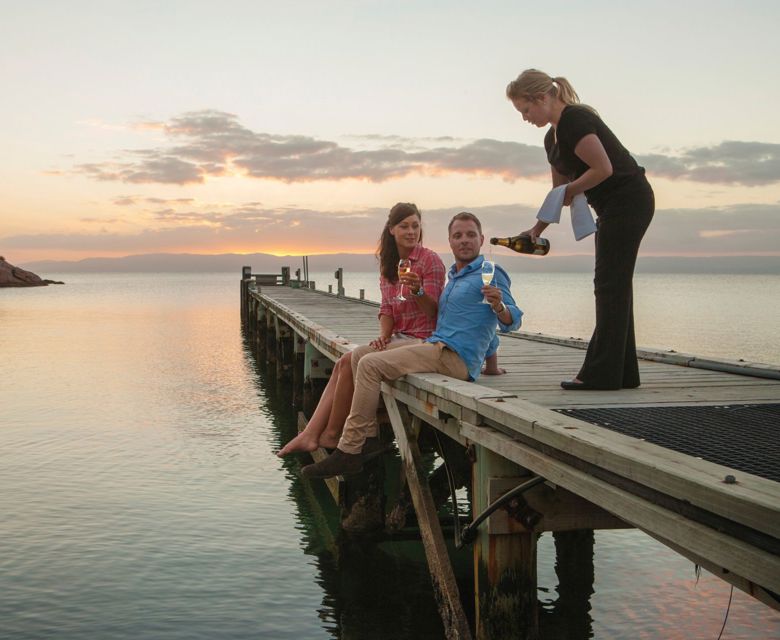 Tasmania Freycinet Jetty © Tourism Tasmania and Adrian Cook