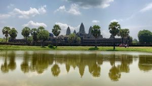 The Famous Angkor Wat Temple in Cambodia