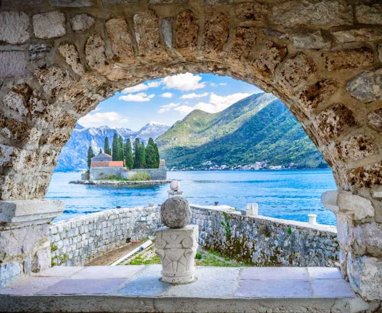 Kotor Bay, Montenegro, Island, 