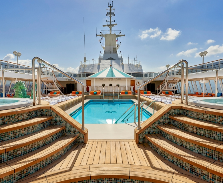 Crystal Serenity Pool Deck Stage Master