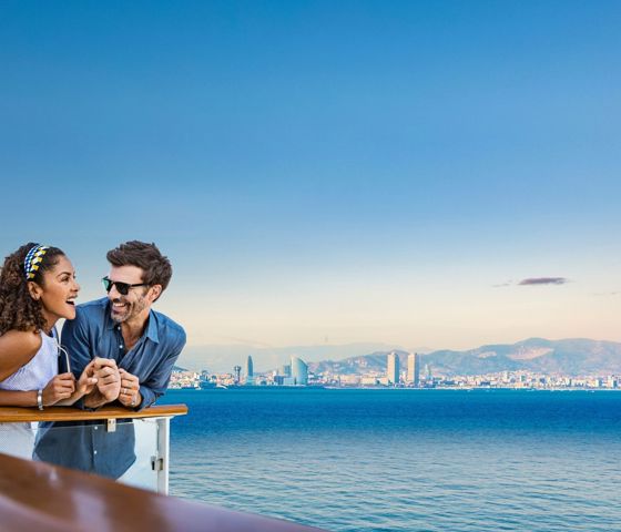 Couple in Barcelona