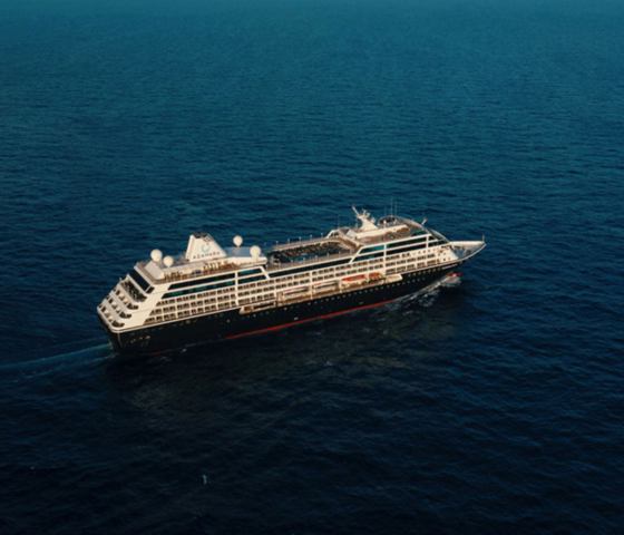 Azamara Quest Aerial Shot