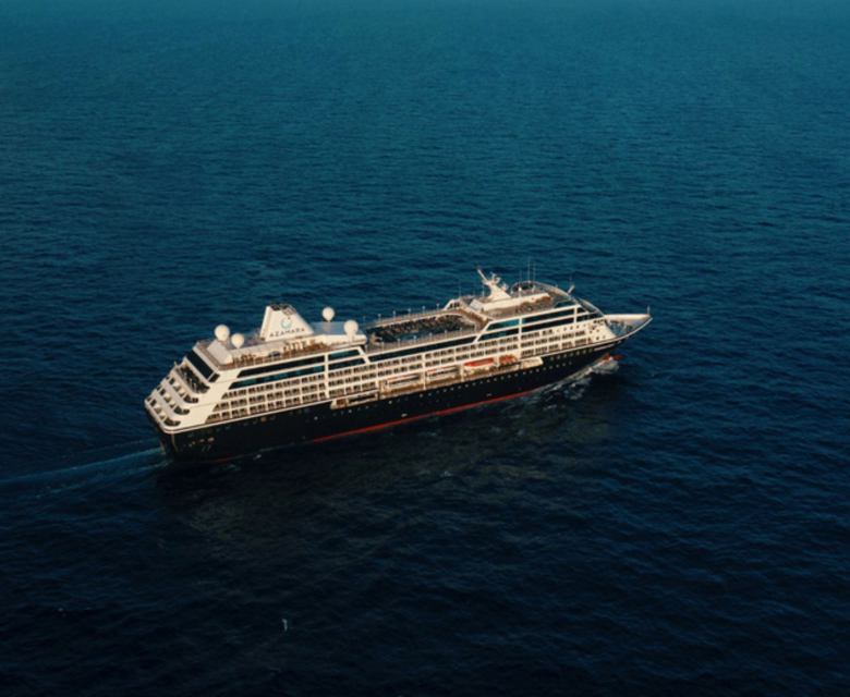 Azamara Quest Aerial Shot