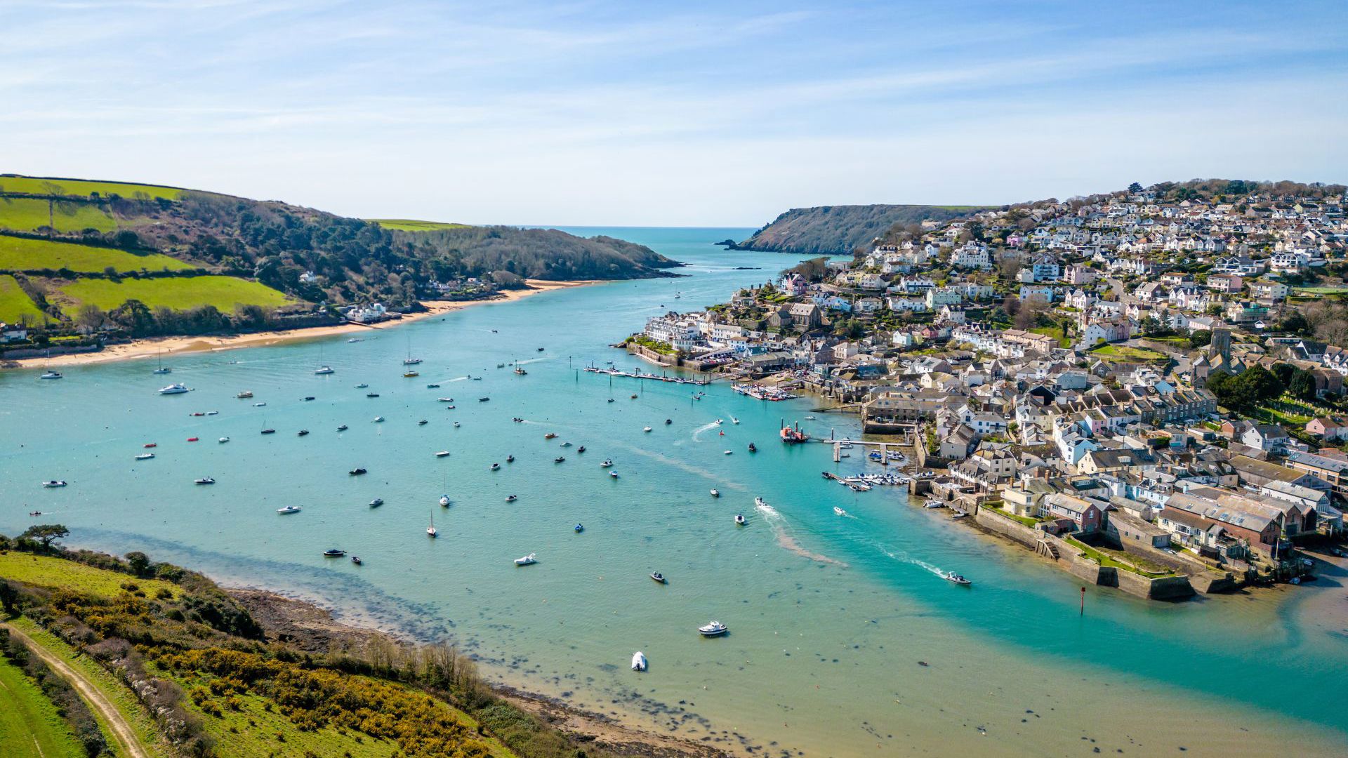 Salcombe, a town in Devon England