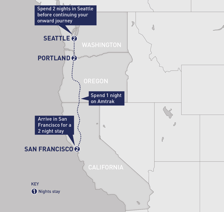 Pacific Northwest map