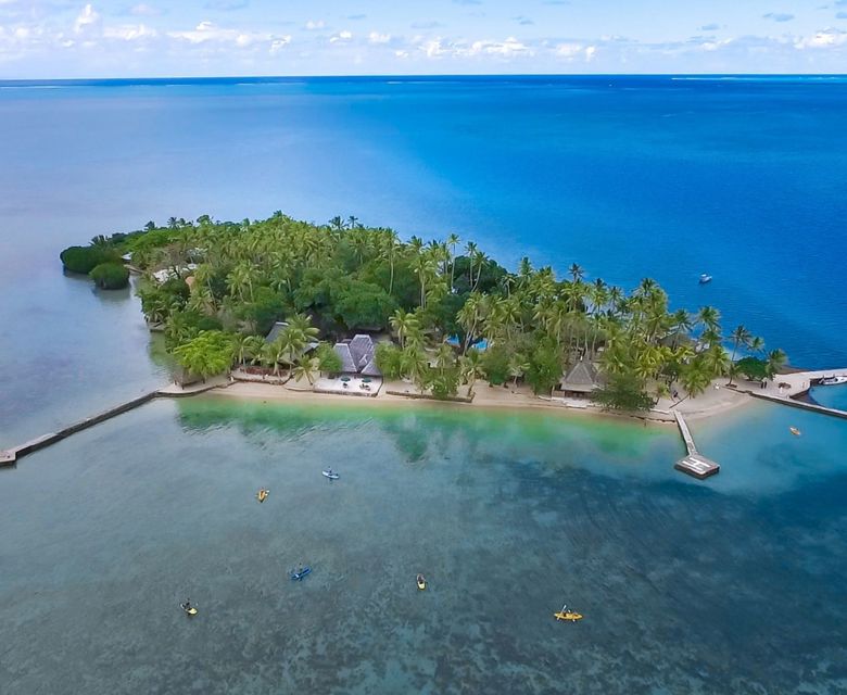 Toberua Island Resort - aerial view