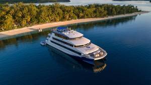 Blue Lagoon MV Yasawa Princess II anchored