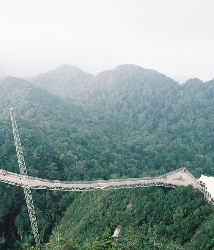 Ariel view of Langkawi Skybridge 