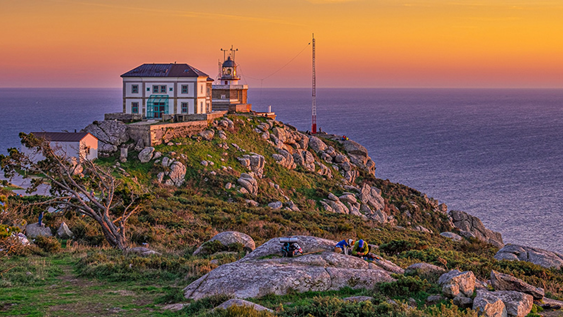 Sunset at Camino de Santiago, Spain