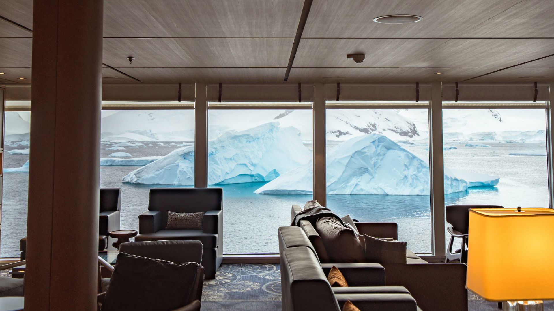 You'll have quite the view of Antarctica from a Viking Cruises' ship. Image credit: escape.video
