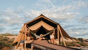 Sal Salis Accommodation Tent Hammock © Journey Beyond