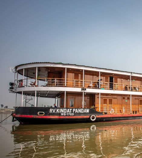 RV Kindat Pandaw in India River
