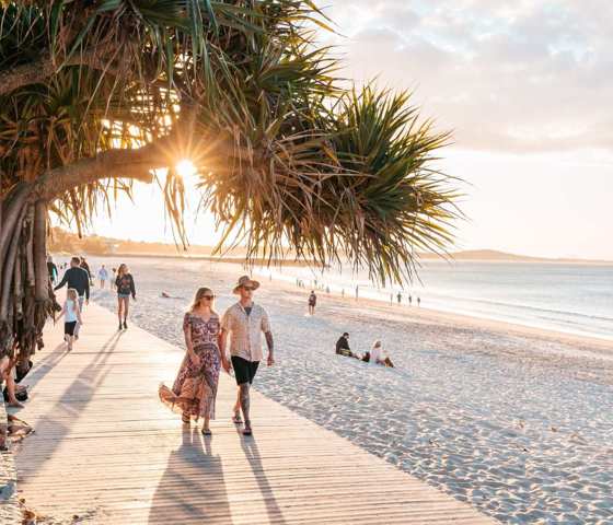 Couple by the beach