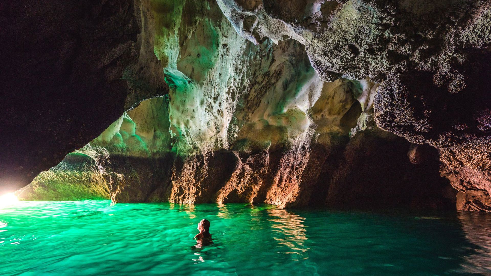 Underwater cave in Thailand, Asia - Image credit: Getty Images