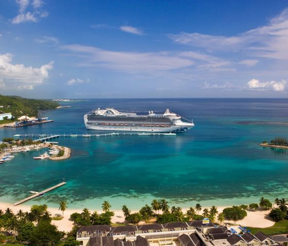 Princess Ship at Caribbean Beach