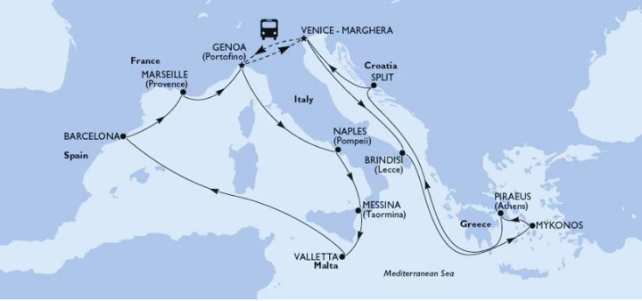 Grand Mediterranean Map