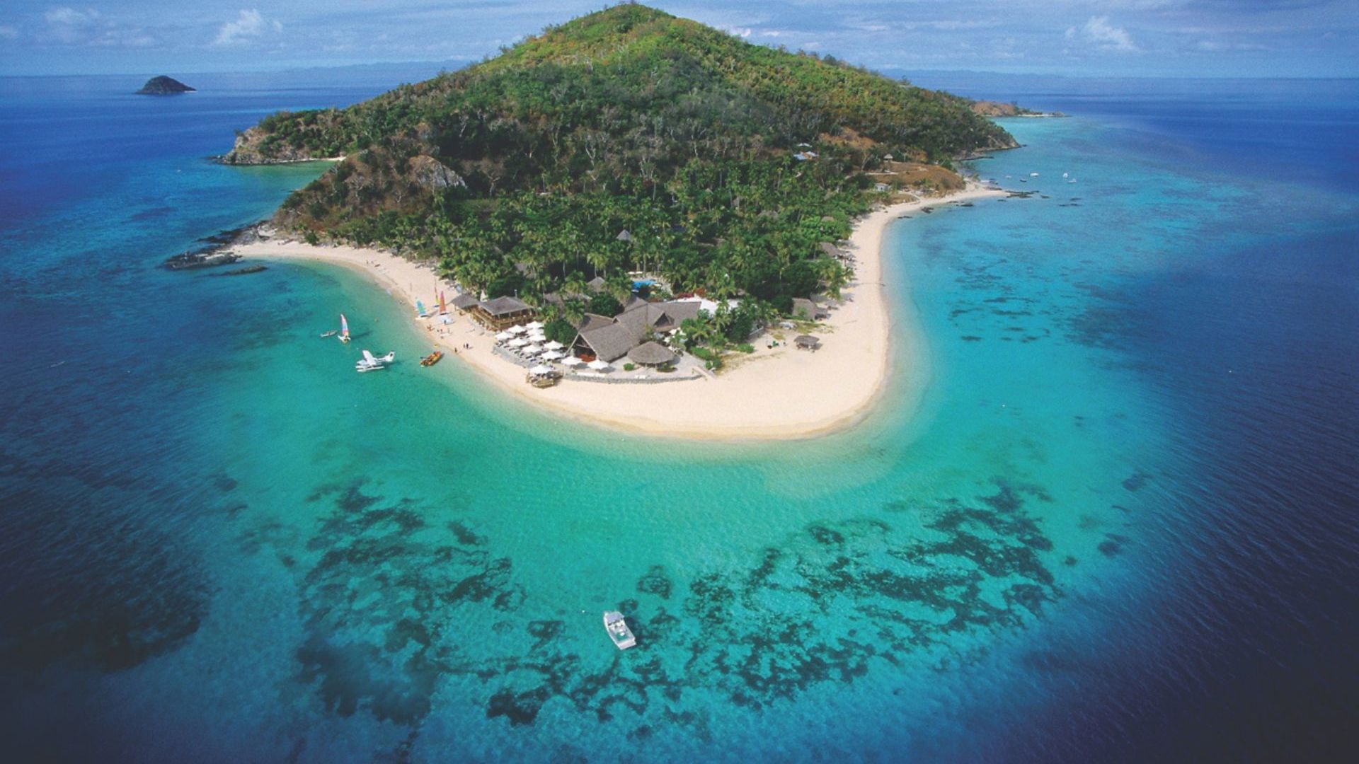 Castaway Island Aerial View