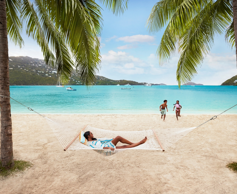 Calming, turquoise waters of Magens Bay - St. Thomas, U.S. Virgin Islands