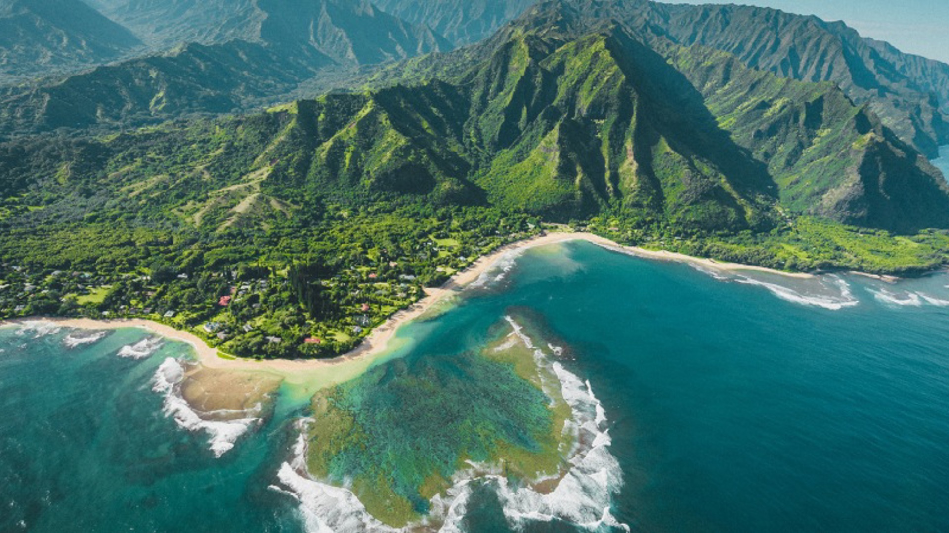 Aerial view of the coastline of Hawaii - Image credit: Unsplash/Karsten Winegeart