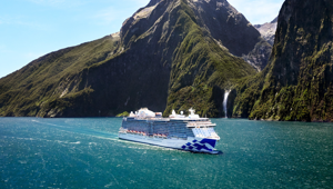 Princess Cruises in Milford Sound