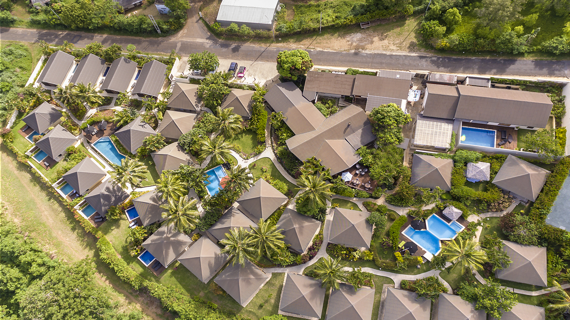 Mangoes Resort Aerial View