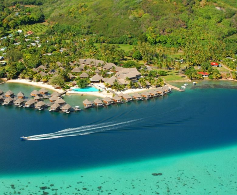 Manava Beach Resort Aerial View