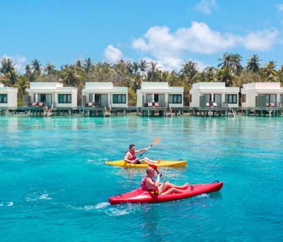 Kayaking in the Maldives