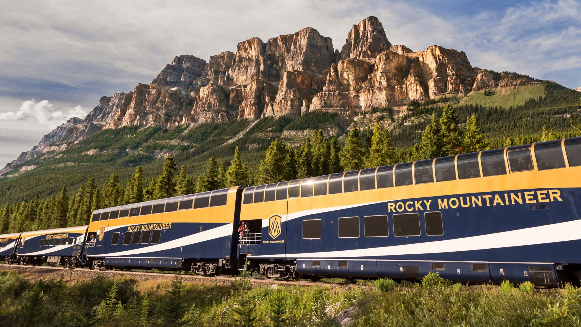 Castle Mountain Rocky Mountaineer