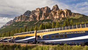 Castle Mountain Rocky Mountaineer