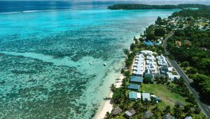 Niu Beach Aerial View