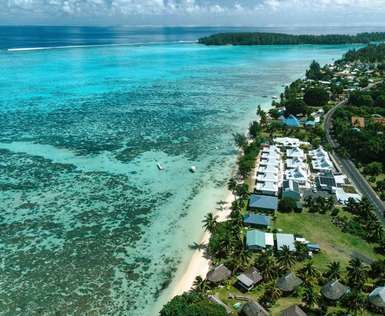 Niu Beach Aerial View