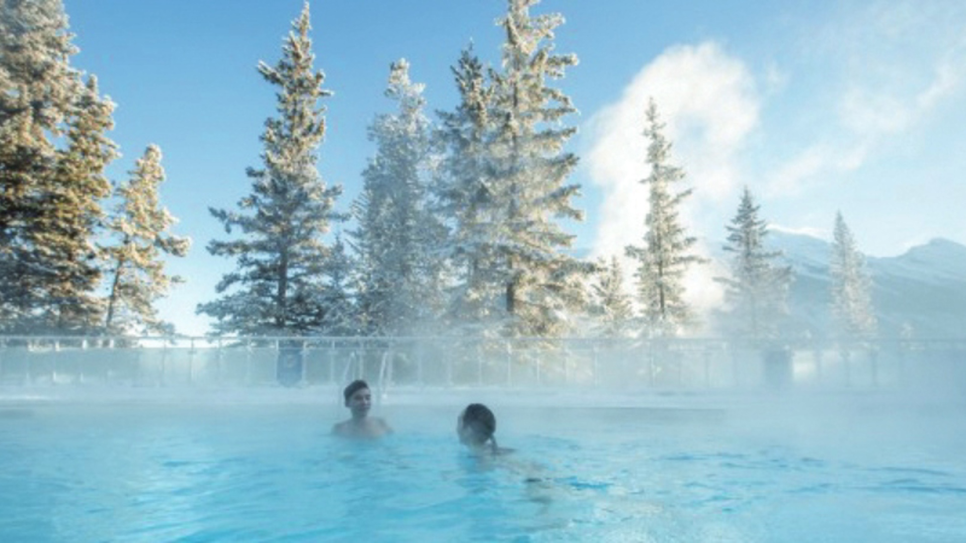 Winter Banff Upper Hot Springs - Image credit: Noel Hendrickson