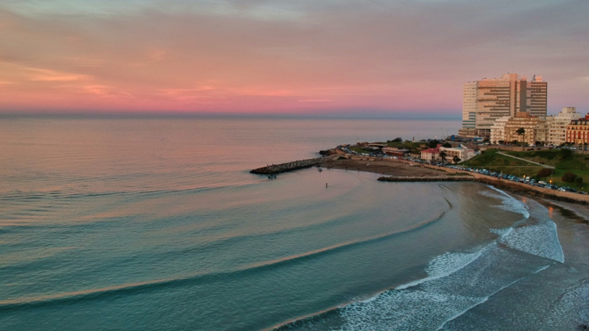 Sunset at a beach in Buenos Aires, Argentina - Image credit: Unsplash/Fermin Rodriguez