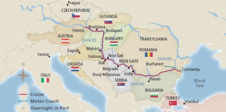 Cap Of Eastern Europe Map