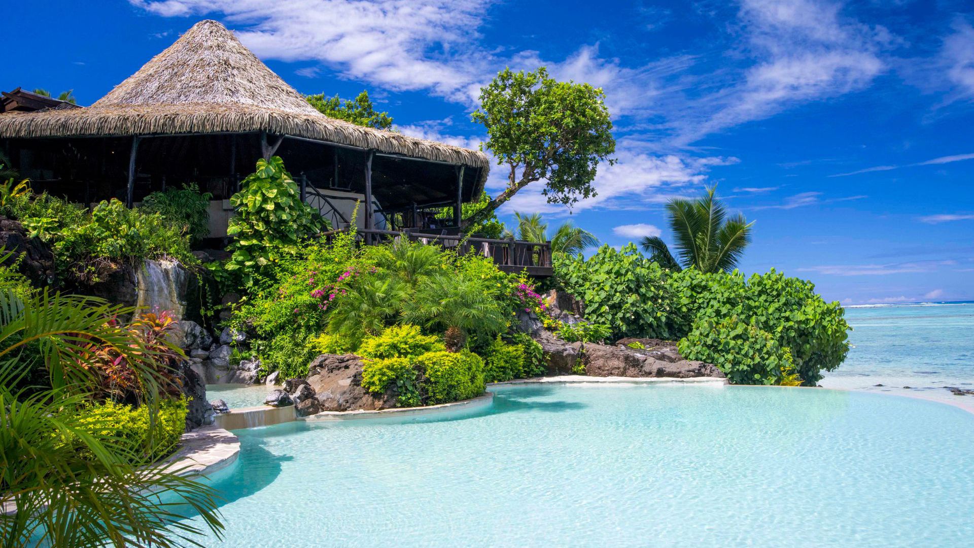 The Pacific Resort Pool, Aitutaki - Image credit: David Kirkland Photography