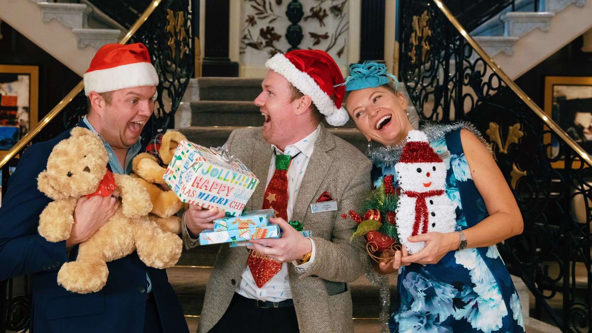 Azamara Crew at Christmas