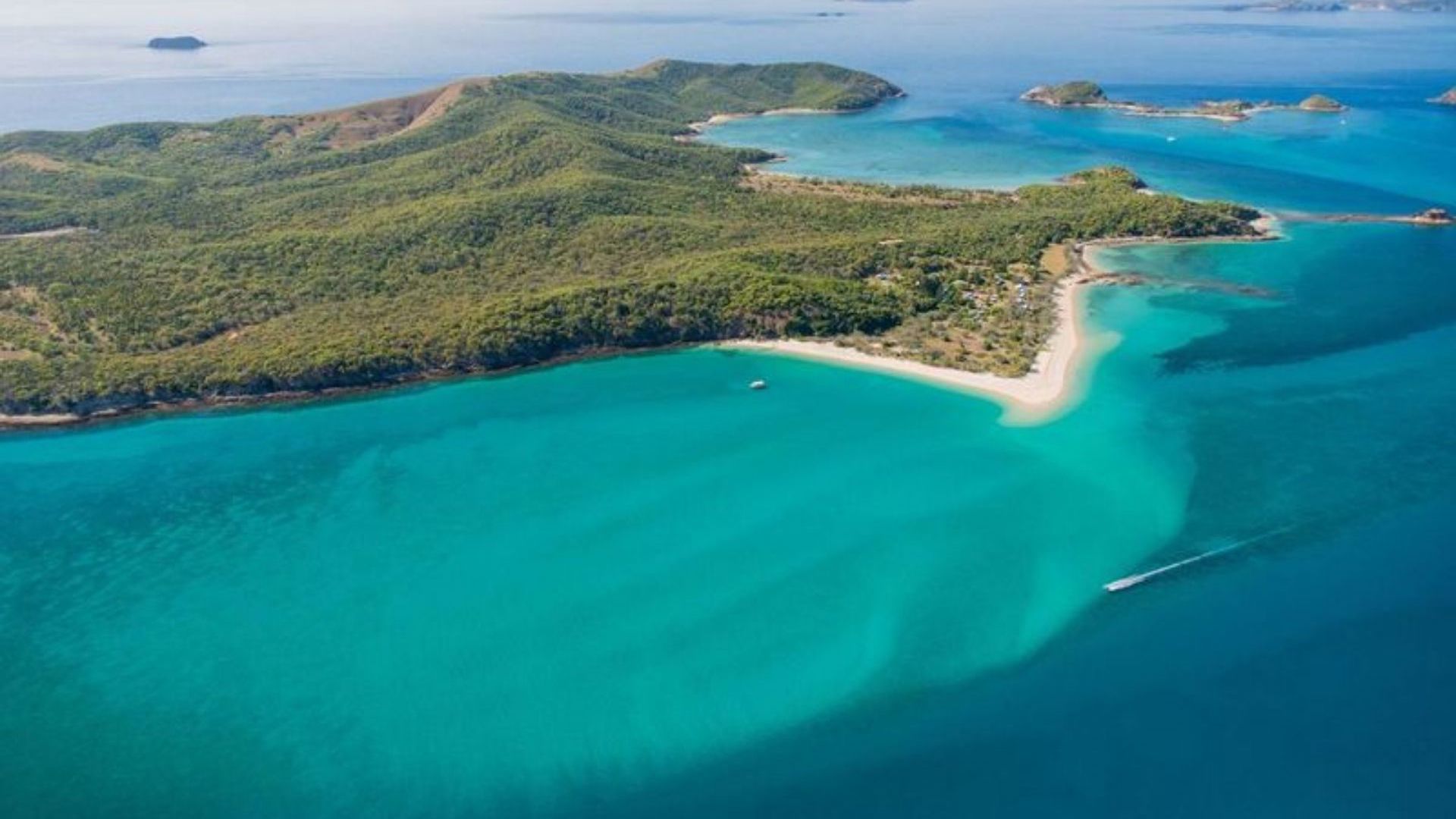 Great Keppel Island aerial 2