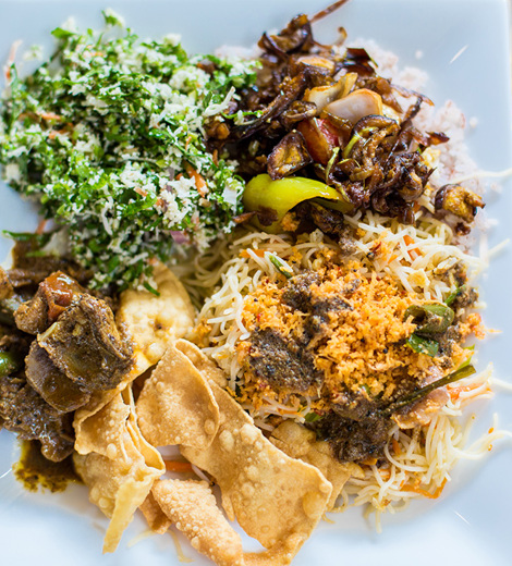 Plate of food