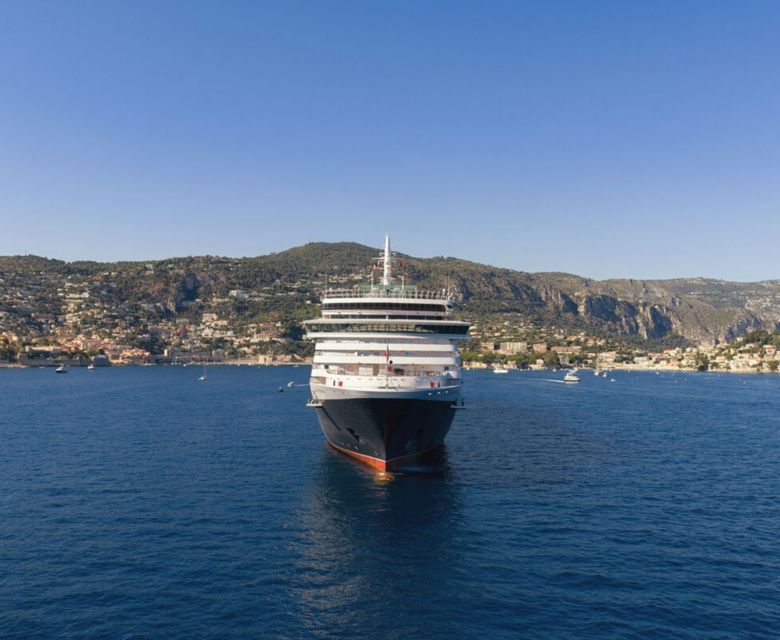 Queen Victoria cruising Villefranche, France