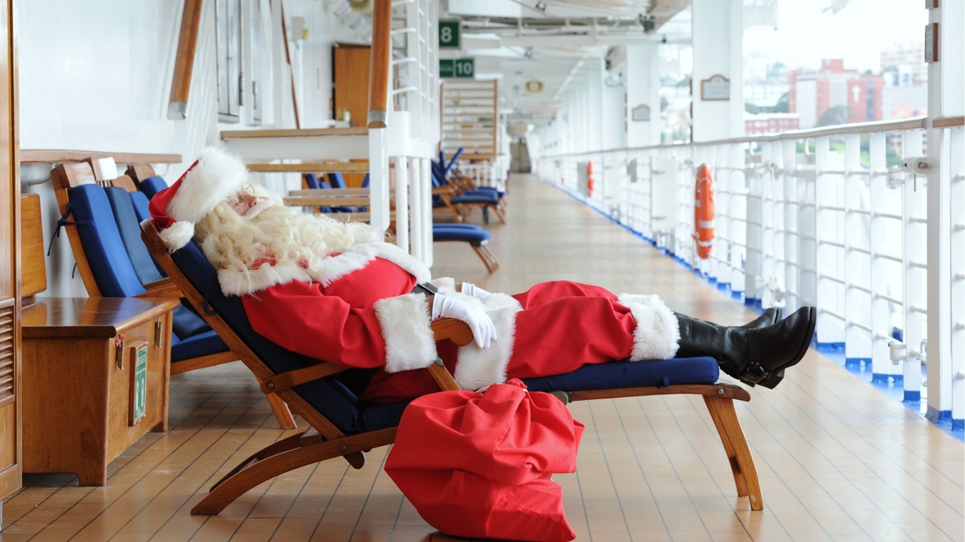 Santa aboard Princess Cruises