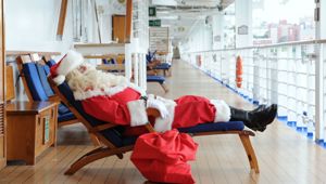 Santa aboard Princess Cruises