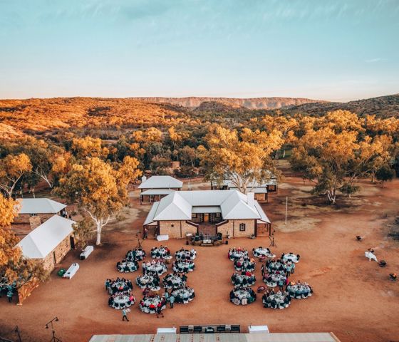 The Ghan Expedition Telegraph Station Dinner Alice Springs © Journey Beyond