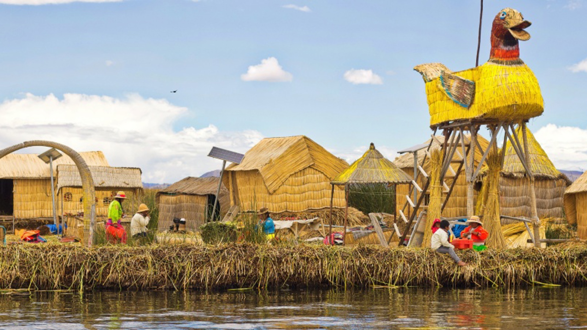 A village on Lake Titicaca, Peru - Image credit: Unsplash/Jeison Higuita