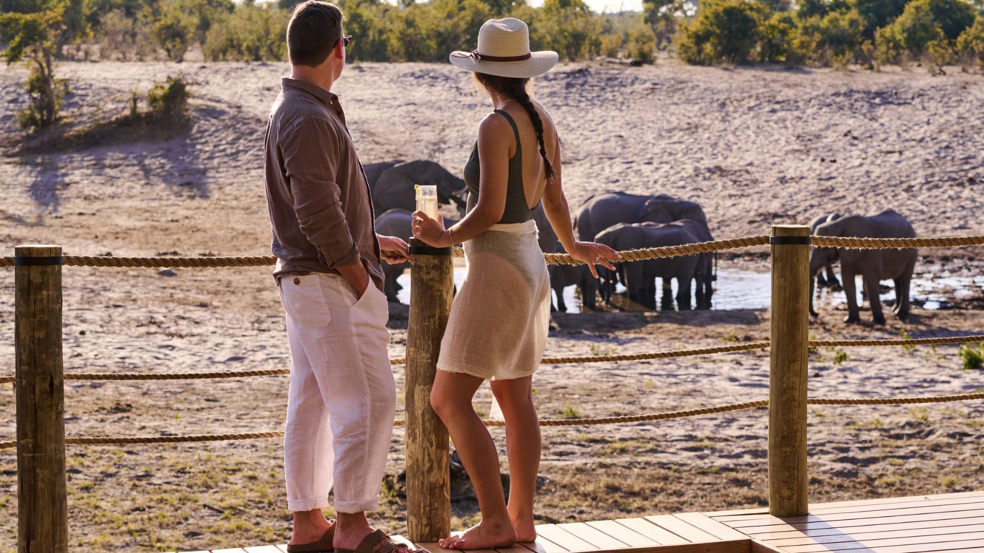 Waterfalls and Wildlife - Savute Safari Lodge 